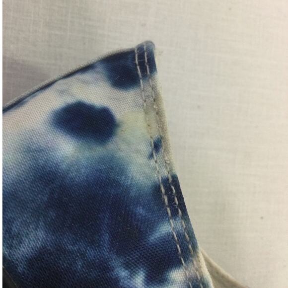 C &C California Blue Tie Dye Platform Lace Up Fashion Sneaker Women's 11M - Picture 13 of 14